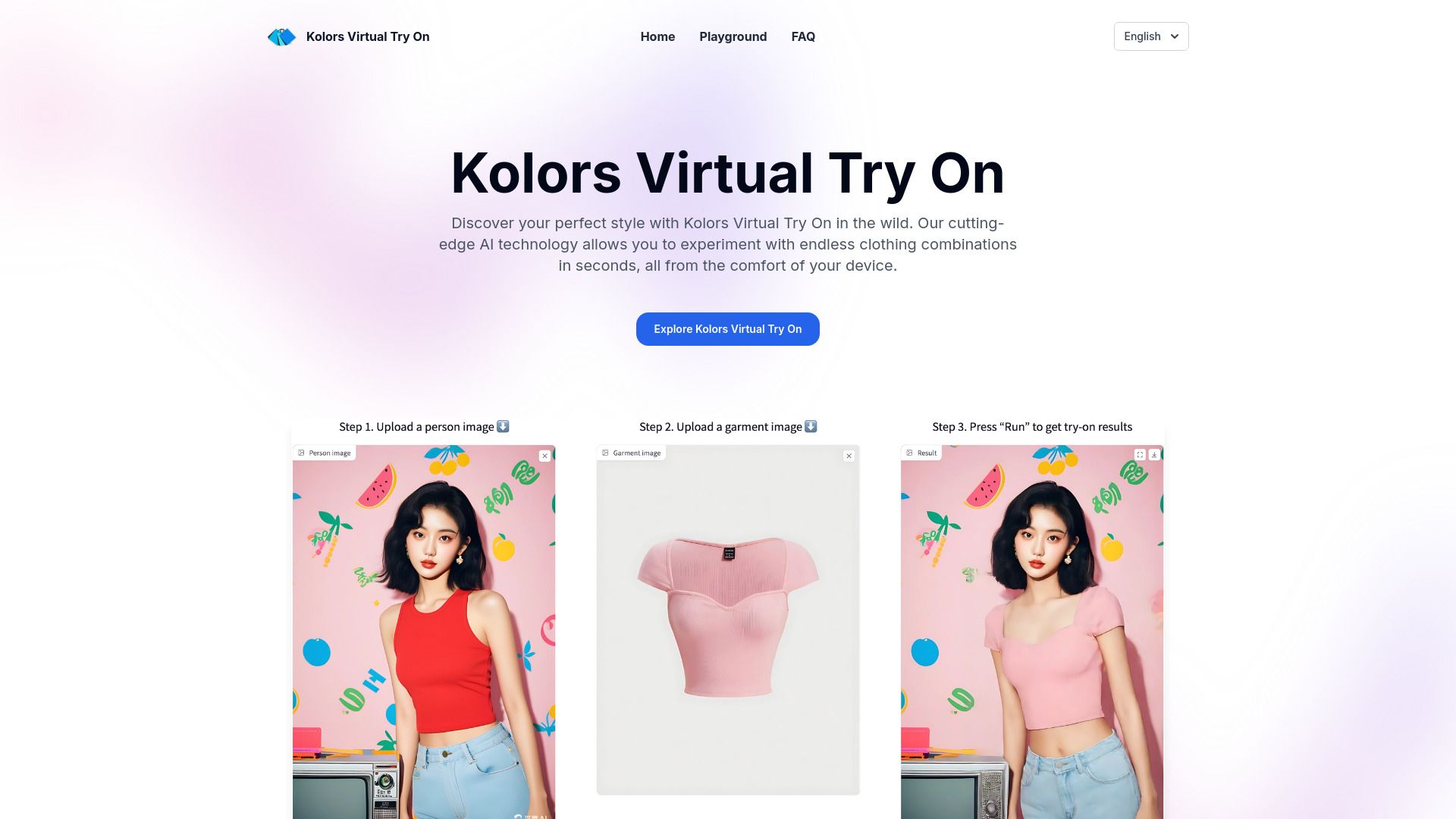 Kolors Virtual Try On image