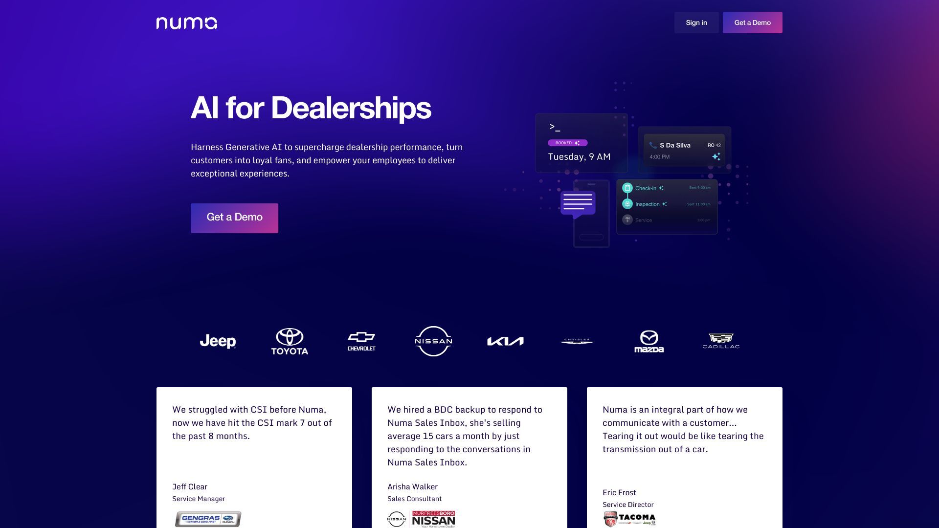 Numa | AI for Dealerships image