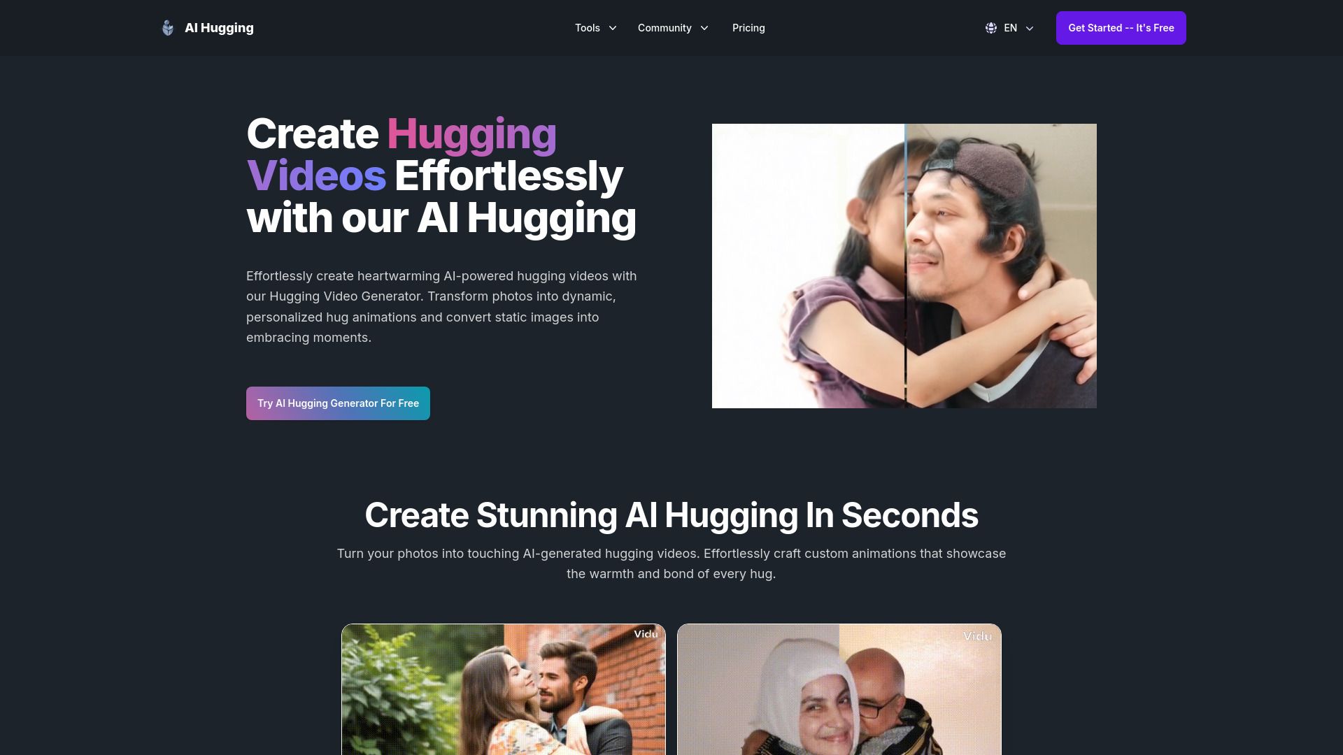 AI Hugging image