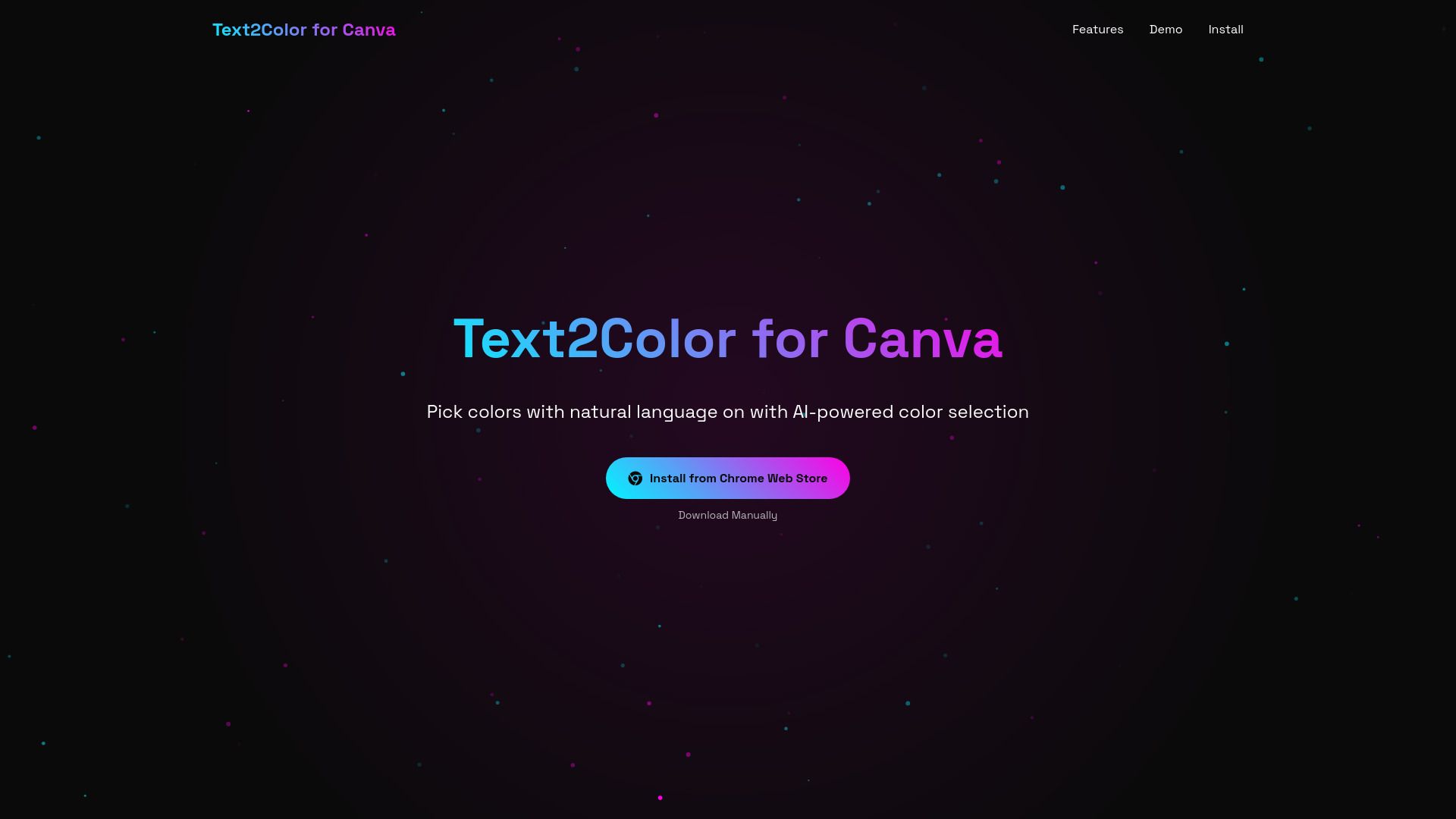 Text2Color for Canva image