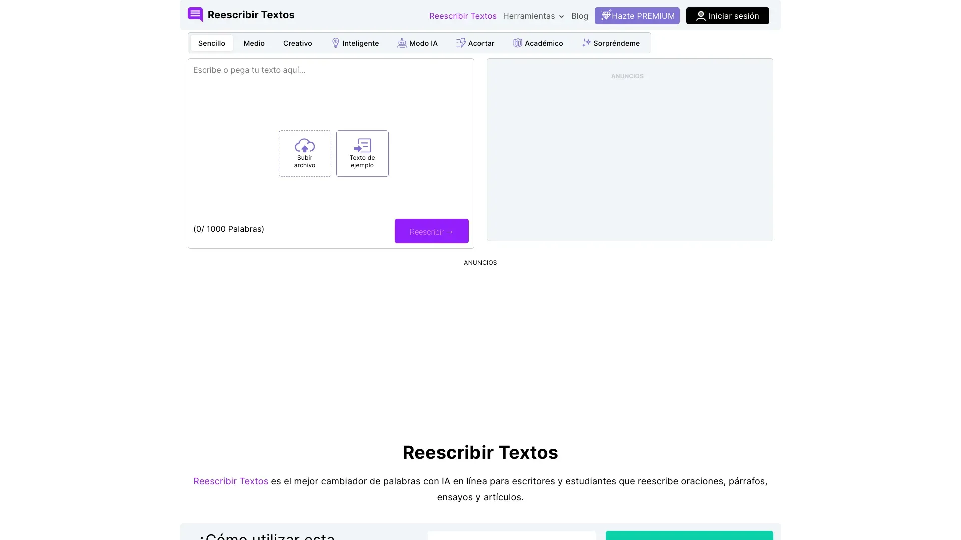 Reescribir Textos - Cambiador de Palabras image