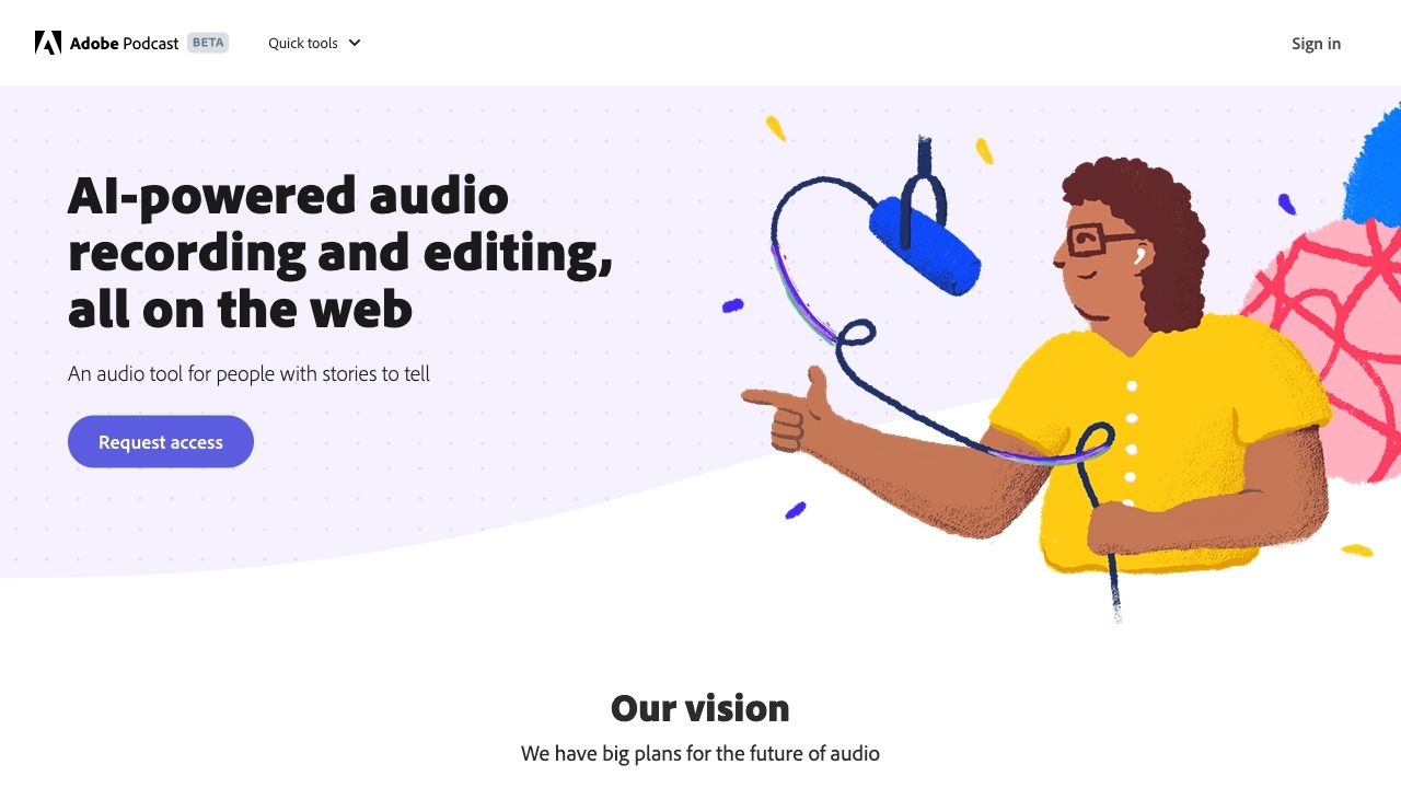 Adobe Podcast image