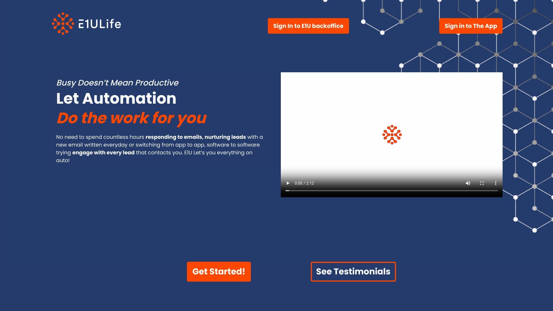 E1U Life All-in-one marketing platform image