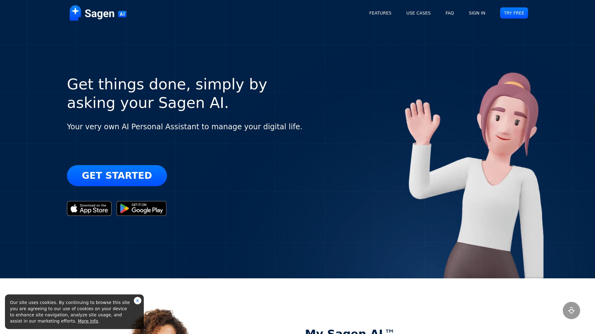 Sagen AI image