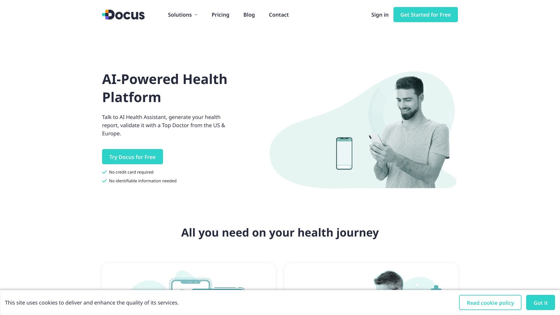 Docus - AI-Powered Health Platform image