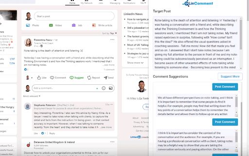 LinkedIn Comment Generator image
