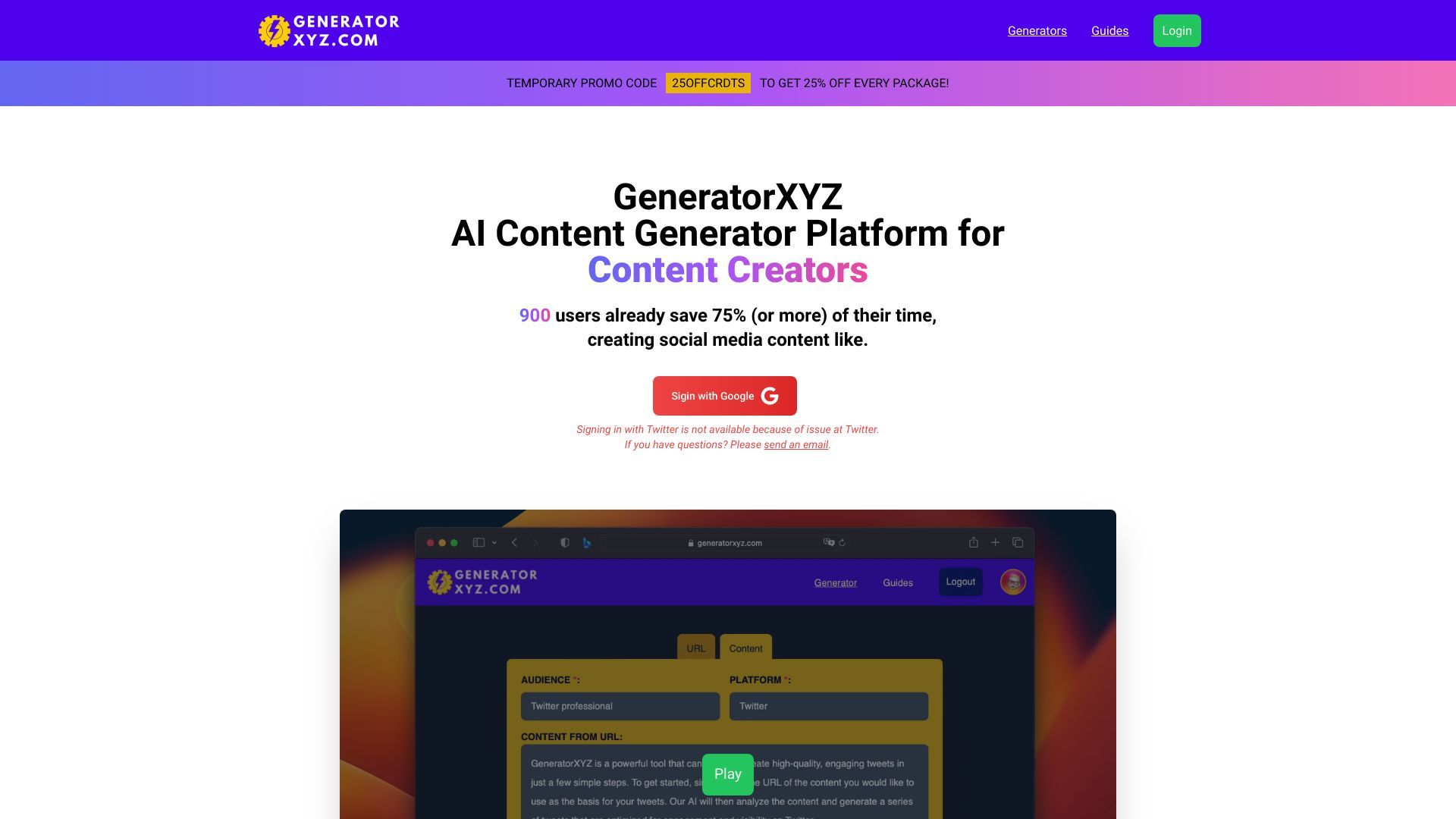 GeneratorXYZ image