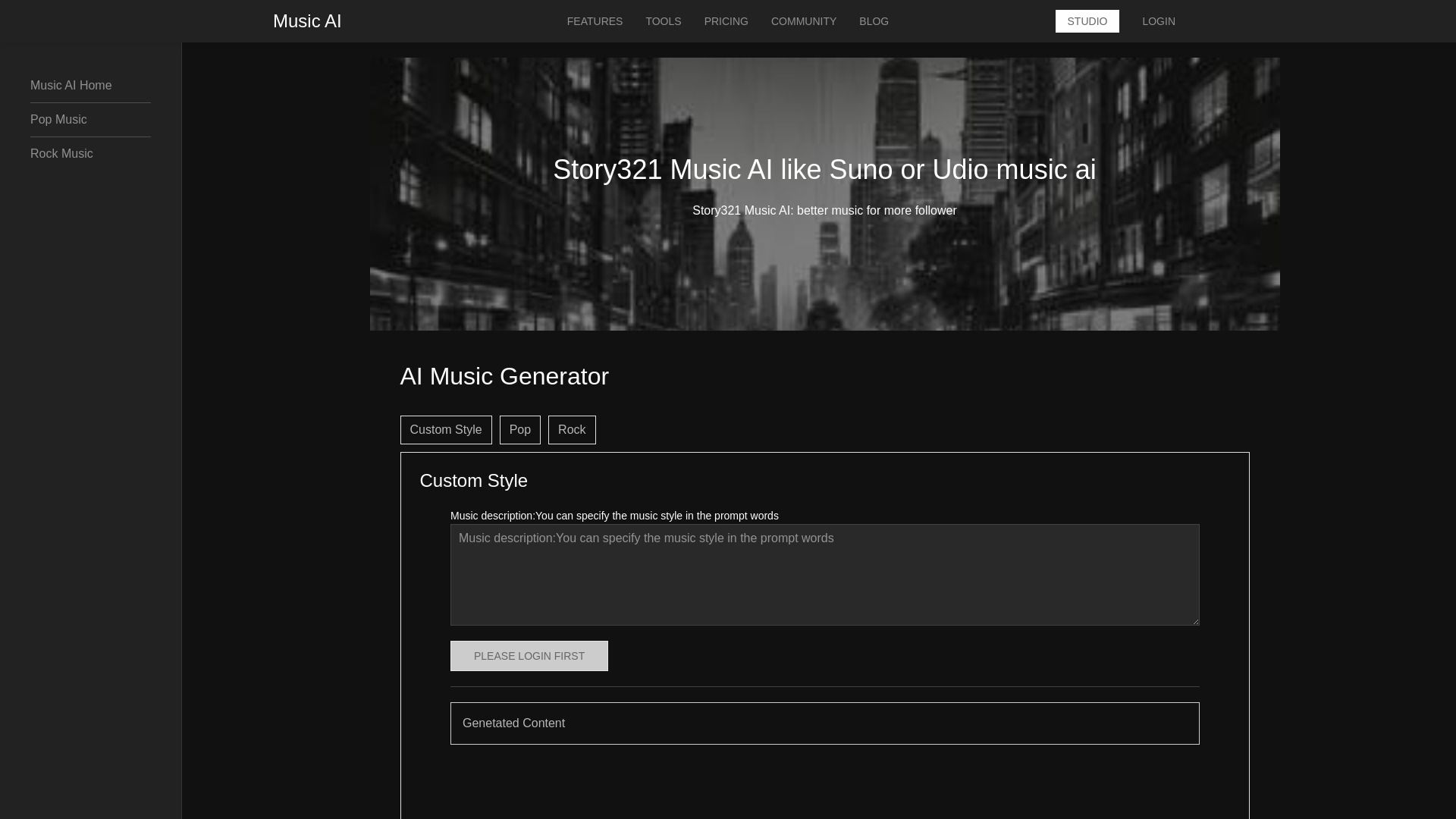 Story321 Music AI image