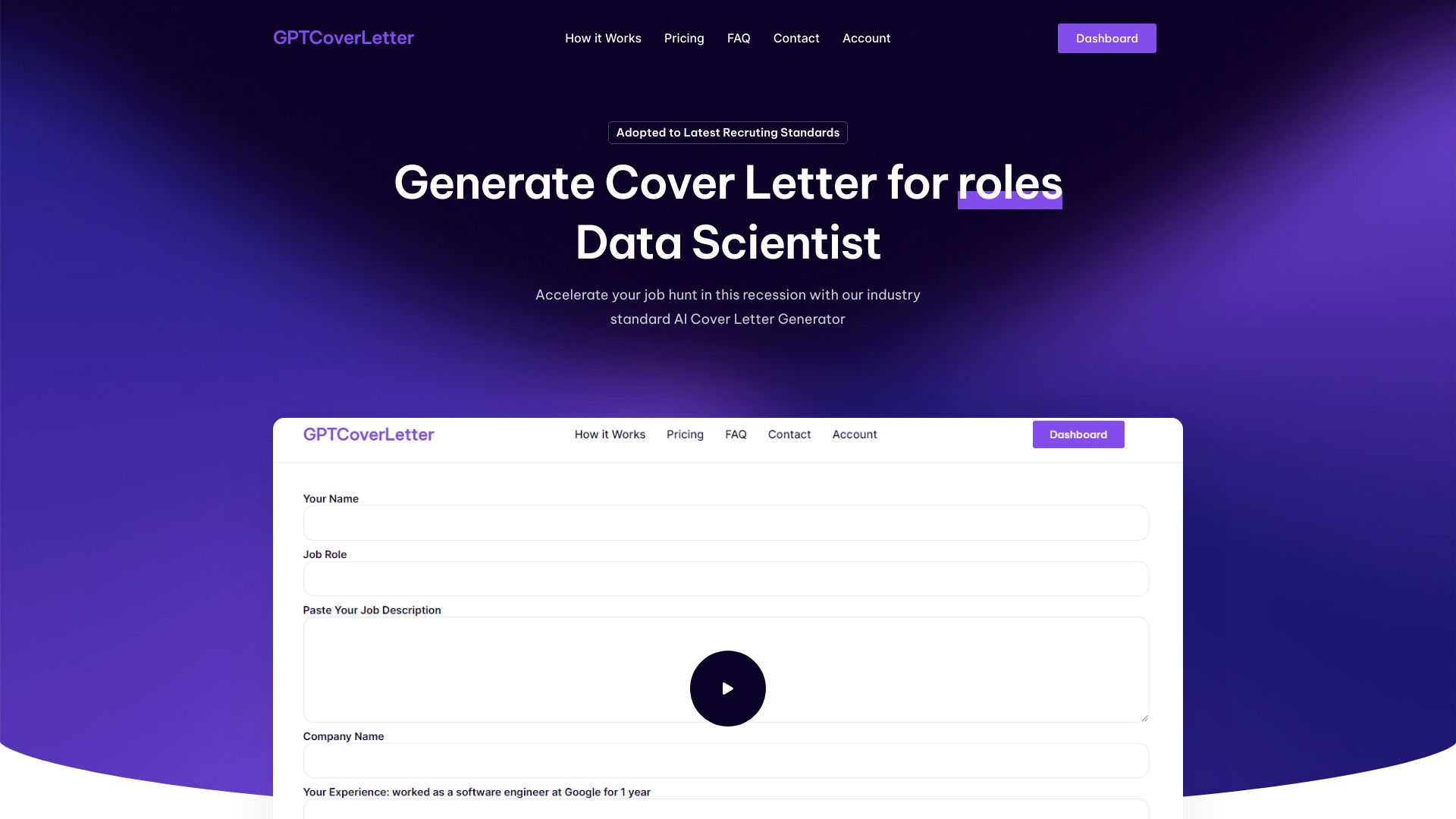 GPT CoverLetter image