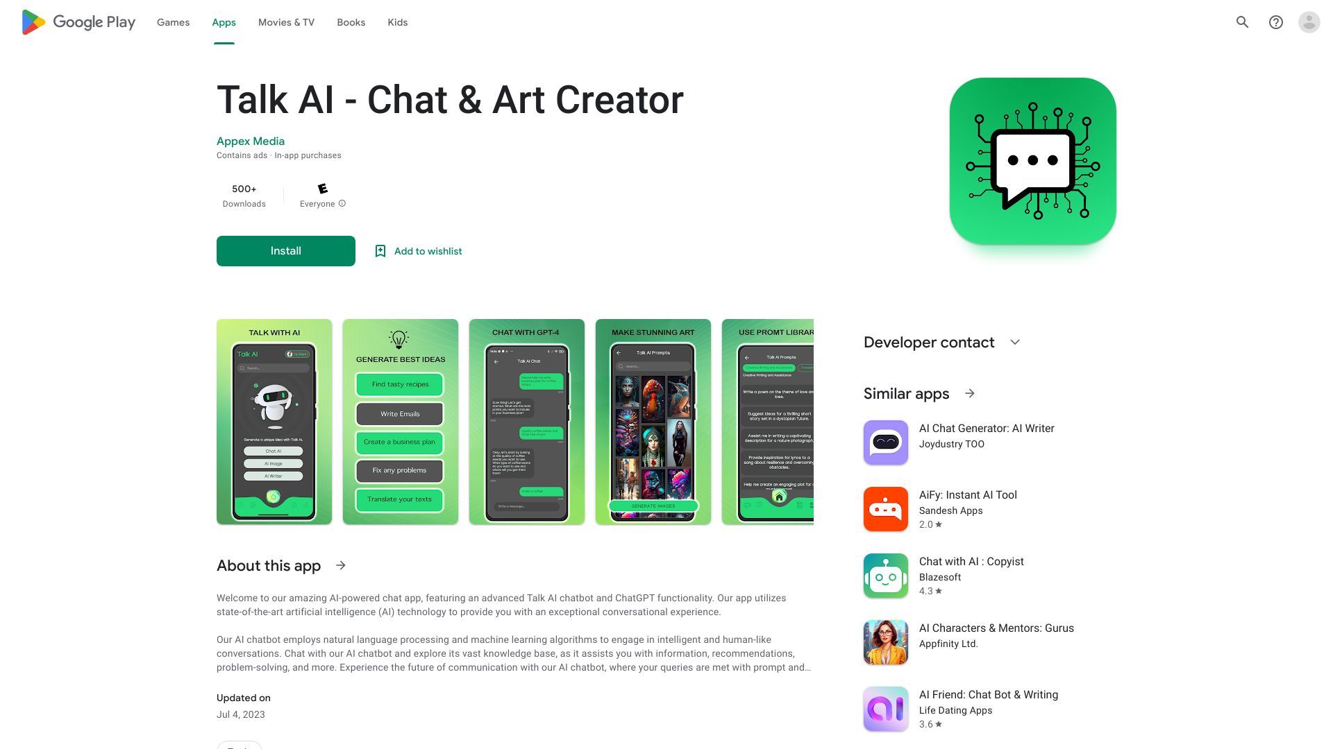 AI Chatbot App image