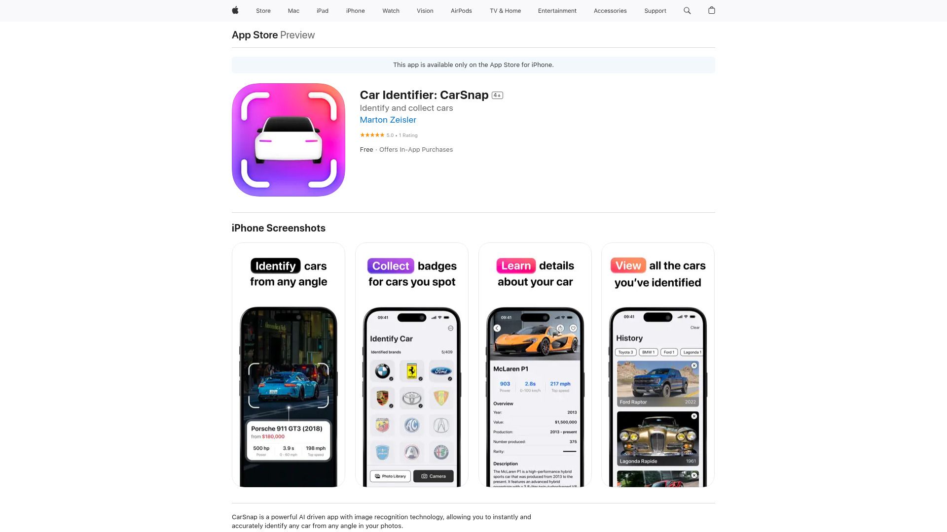 CarSnap image