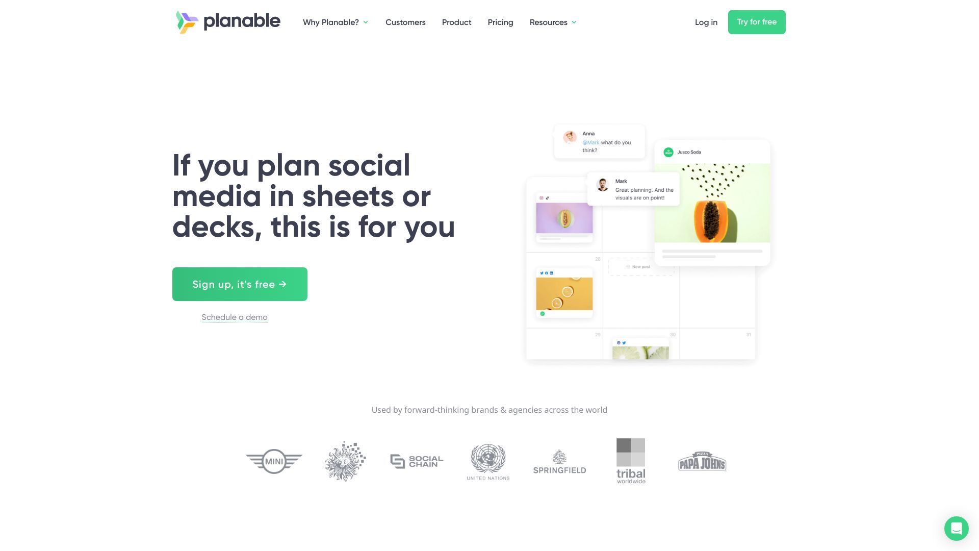 Planable image