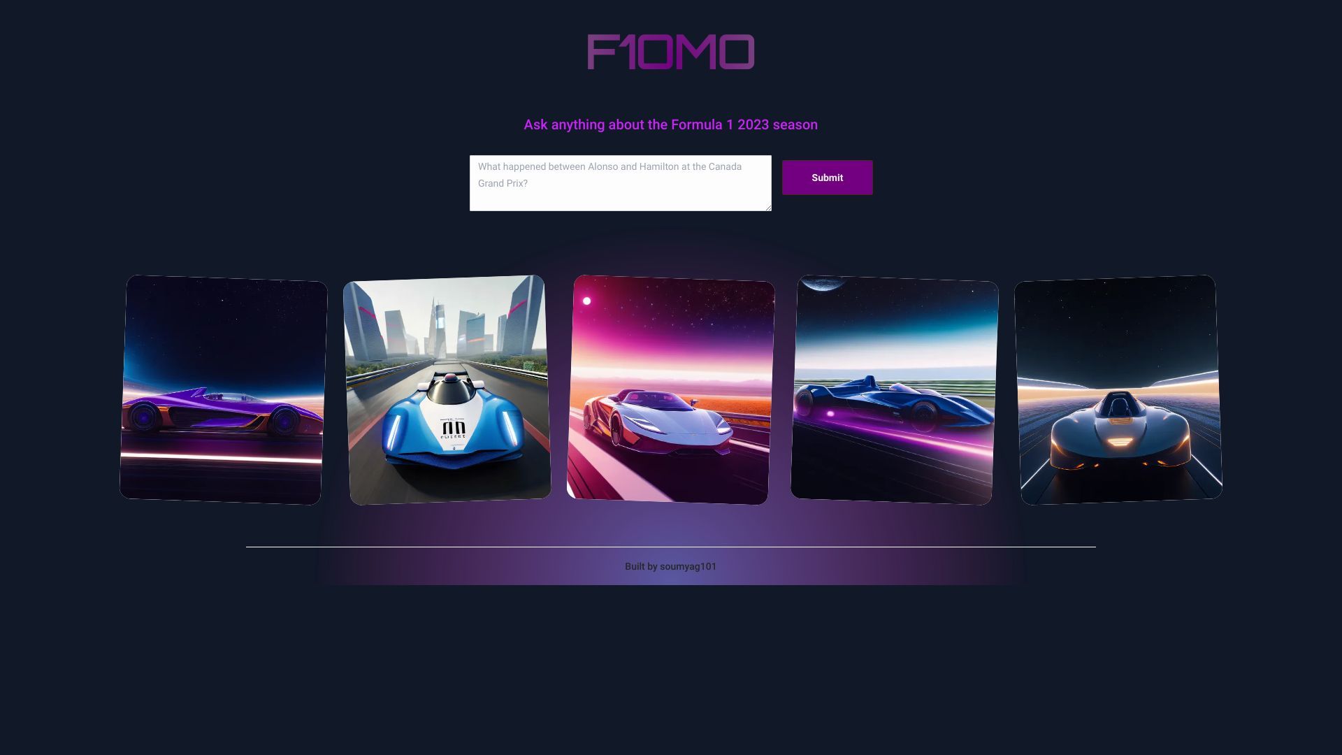 F1omo - Formula 1 AI Fan image