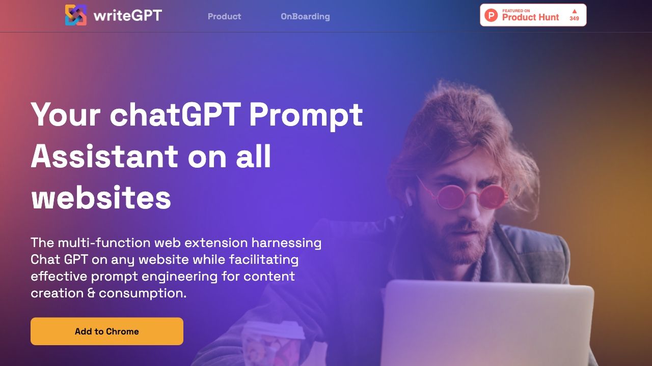 writeGPT - OpenAI's GPT prompt assistant image