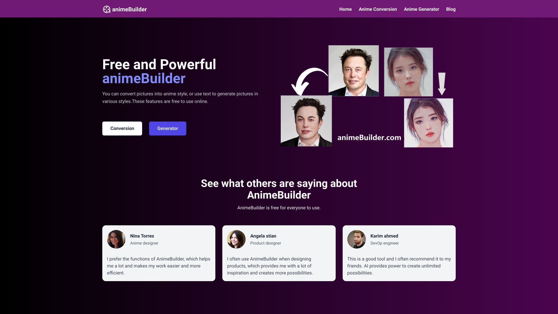 animeBuilder image