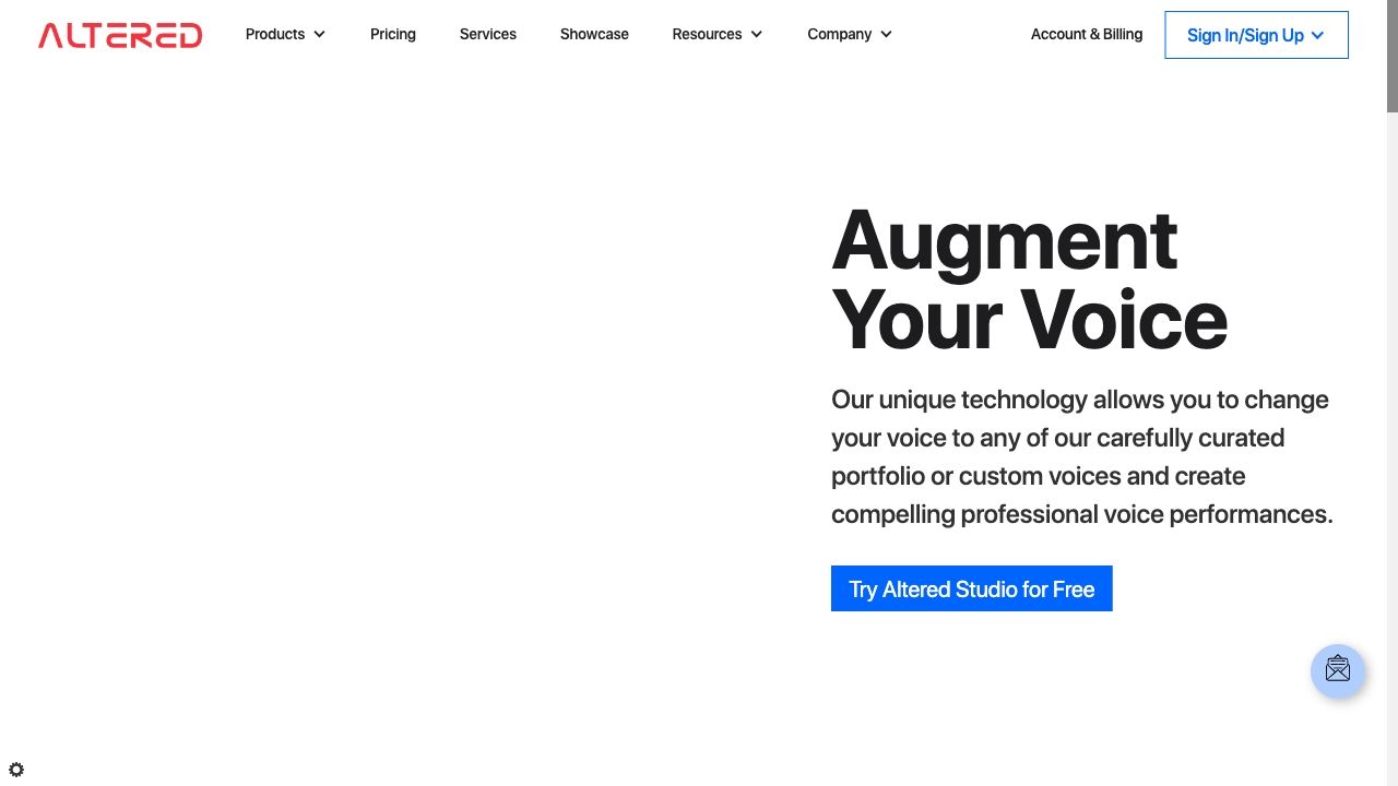 Altered | Professional AI Voice Changer Software and Services image