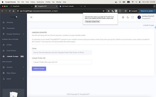 ThoughtfulGPT Extension image