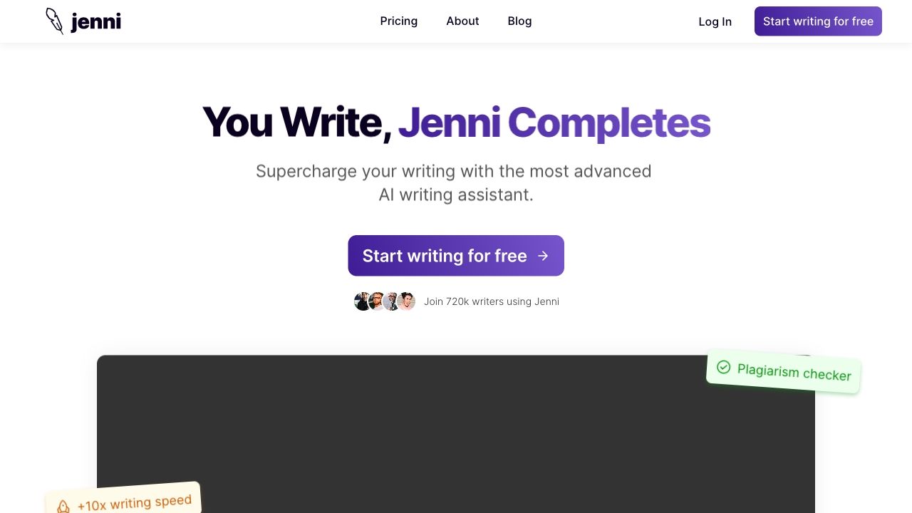 Supercharge Your Writing with Jenni AI image