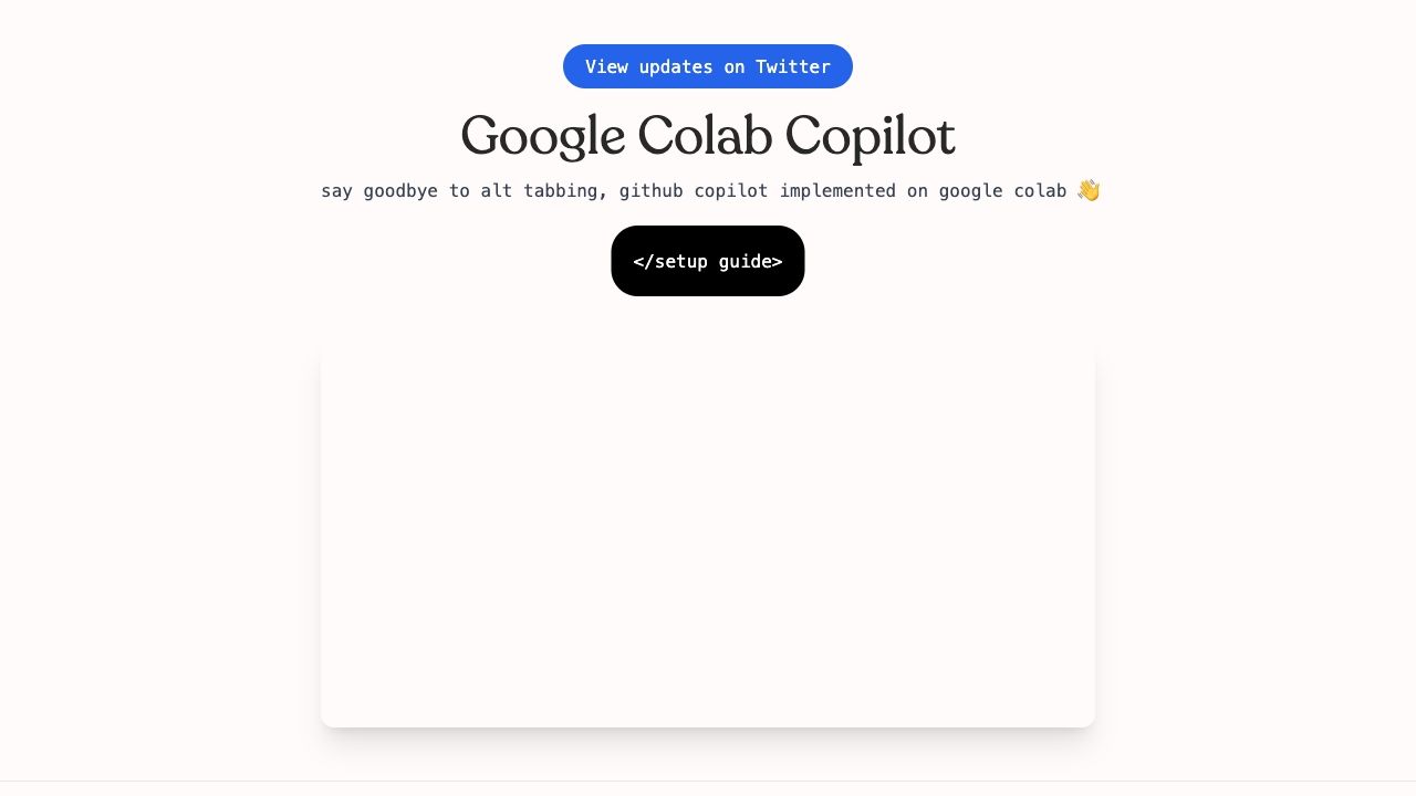 Google Colab Copilot image