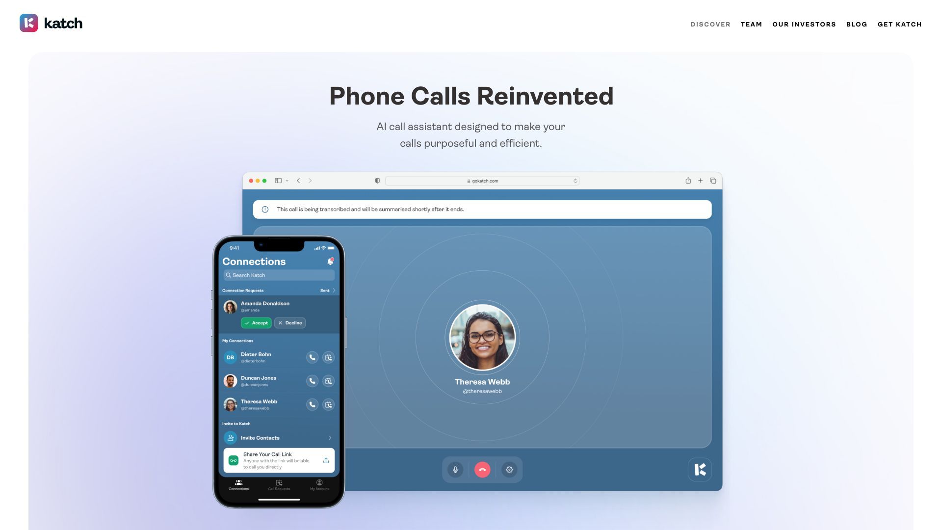Katch - AI Call Assistant image
