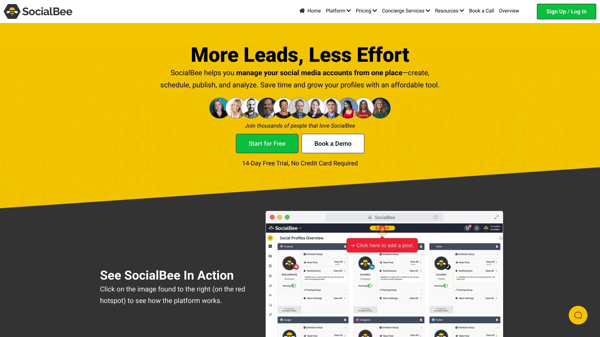 SocialBee image