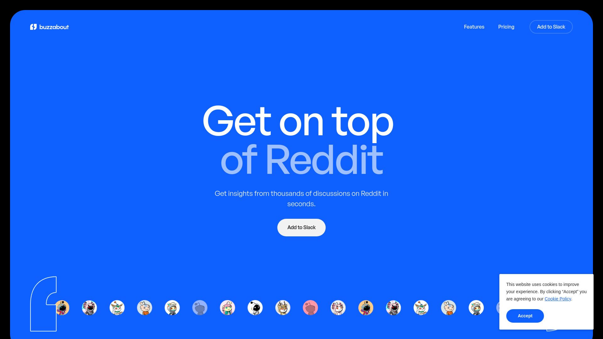 buzzabout - AI Audience Research Tool image