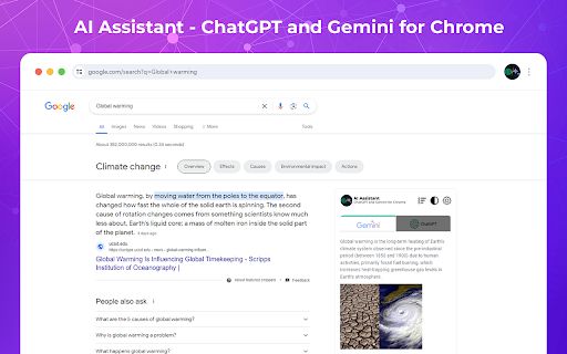 AI Assistant - ChatGPT and Gemini for Chrome image