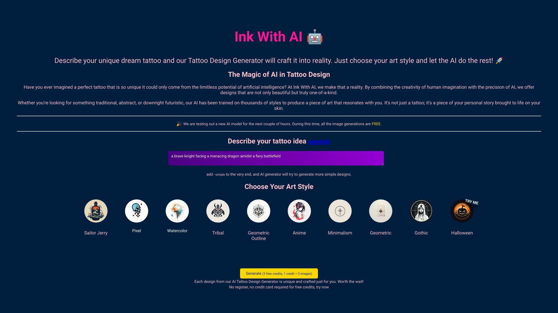Ink With AI image
