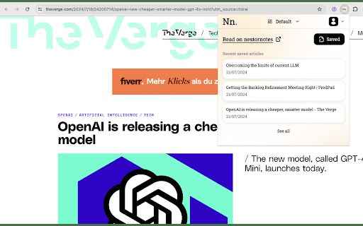 Nestornotes Chrome Extension image