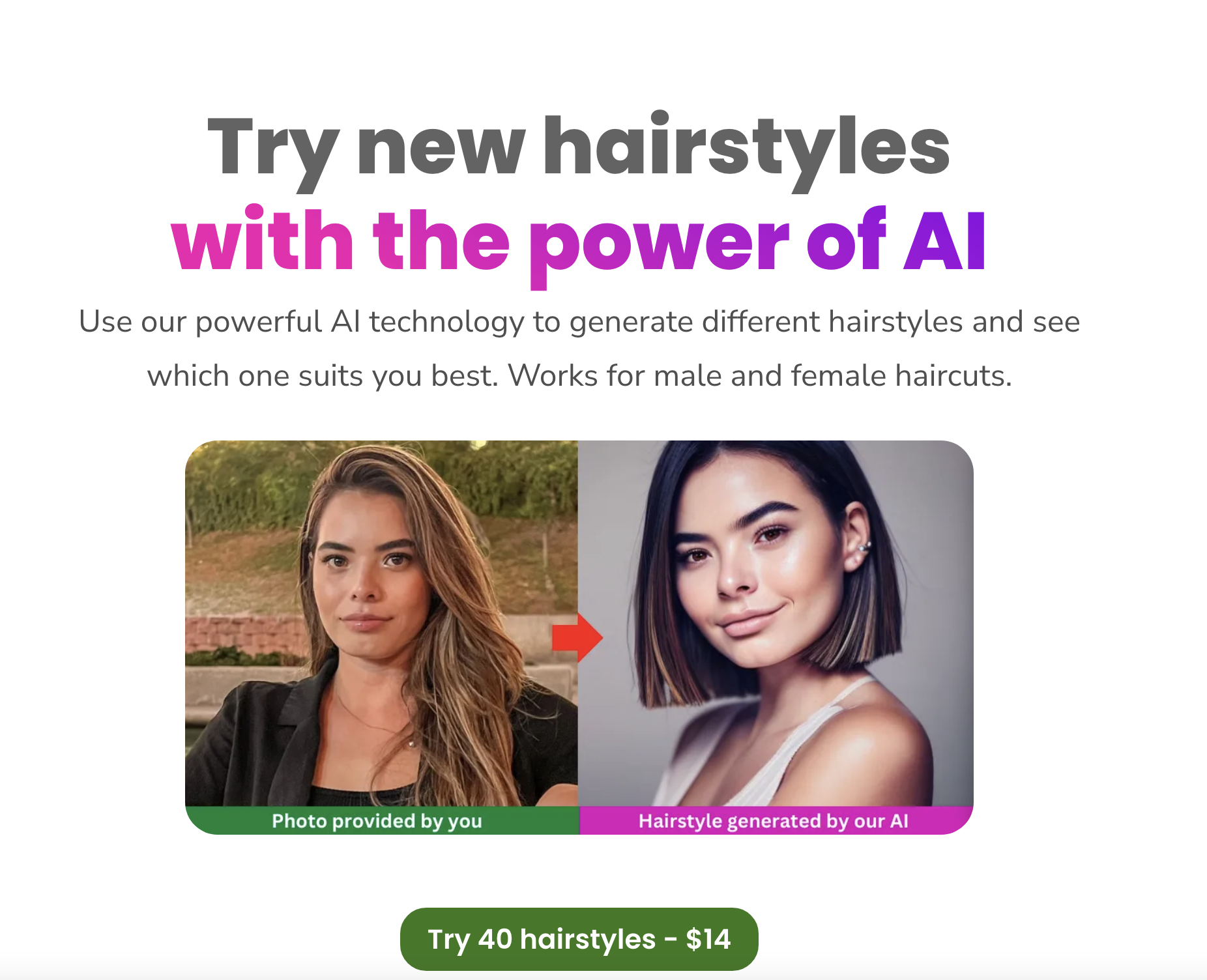 Hairstyle AI image