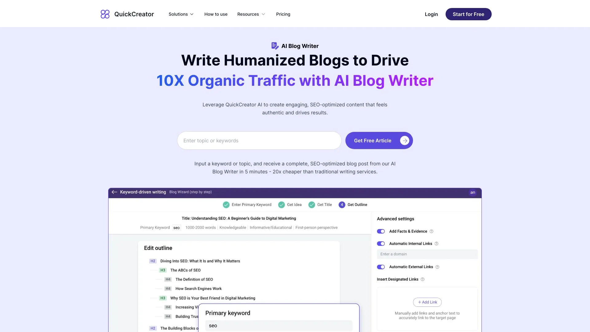 AI Blog Writer image