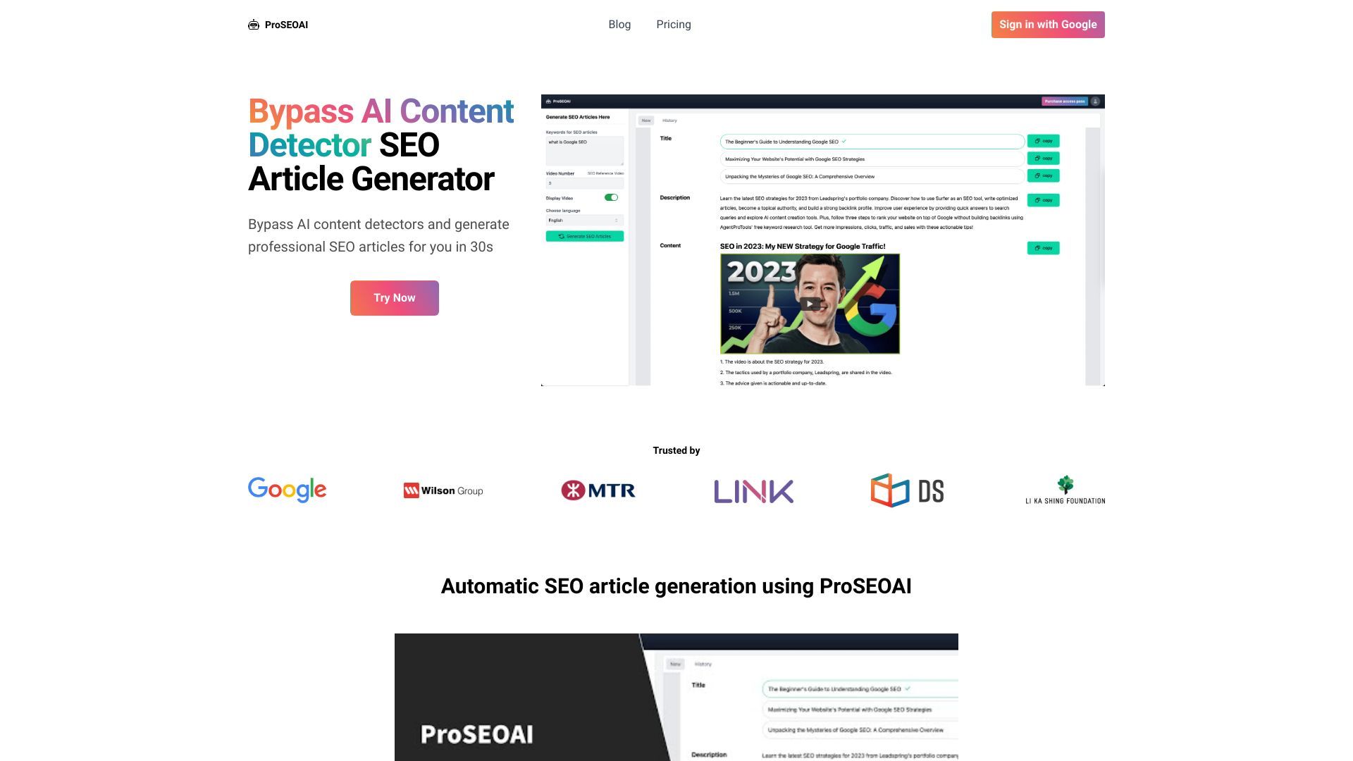 ProSEOAI.com image