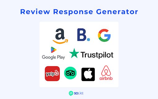 SoLike Review Response Generator image