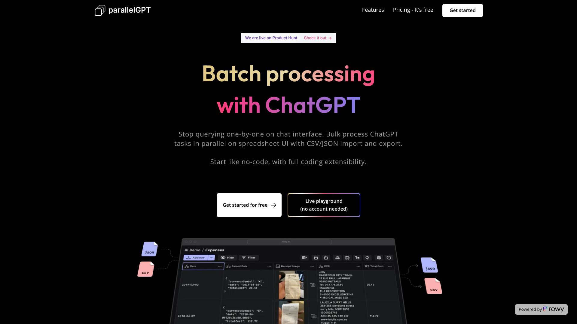 Batch / Bulk processing for ChatGPT AI image