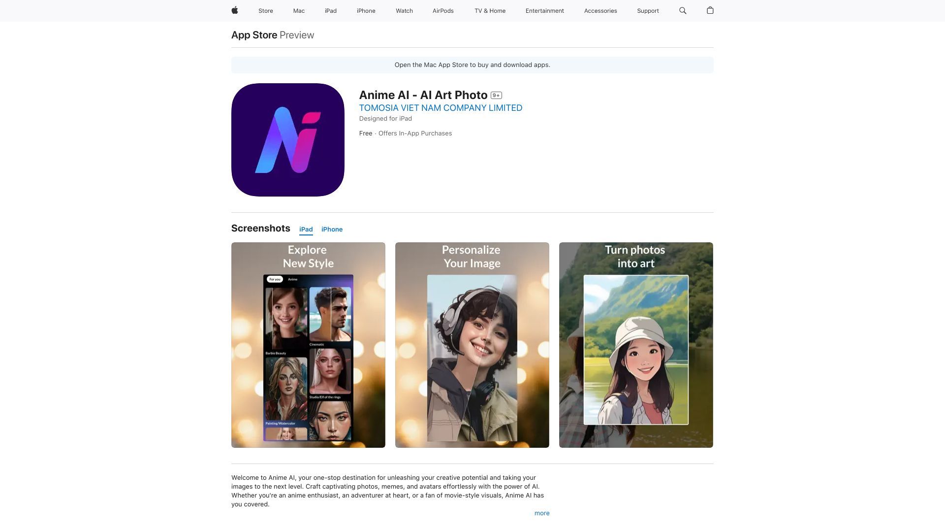 Anime AI image