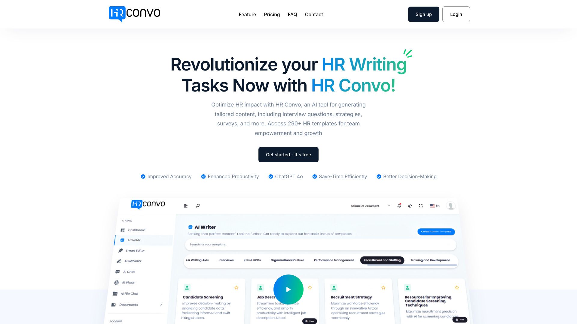 HR Convo AI image