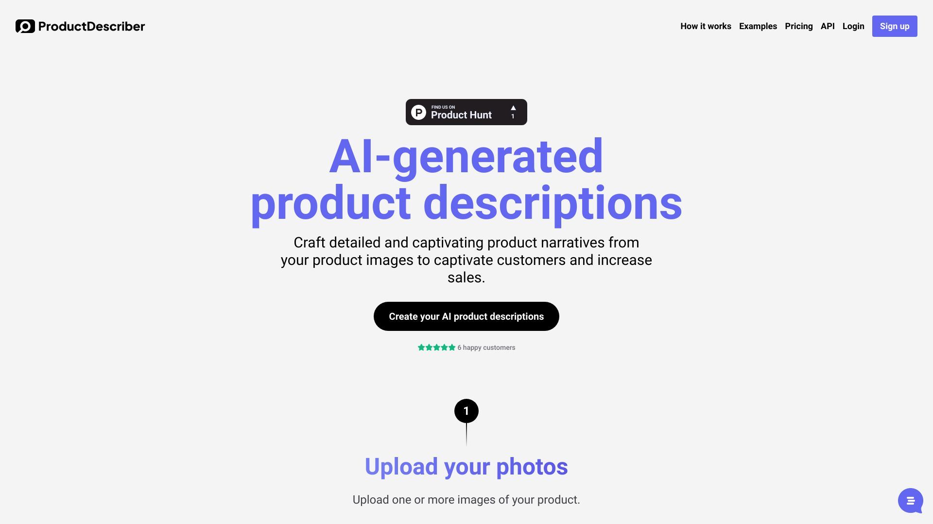 ProductDescriber - AI-generated product descriptions image
