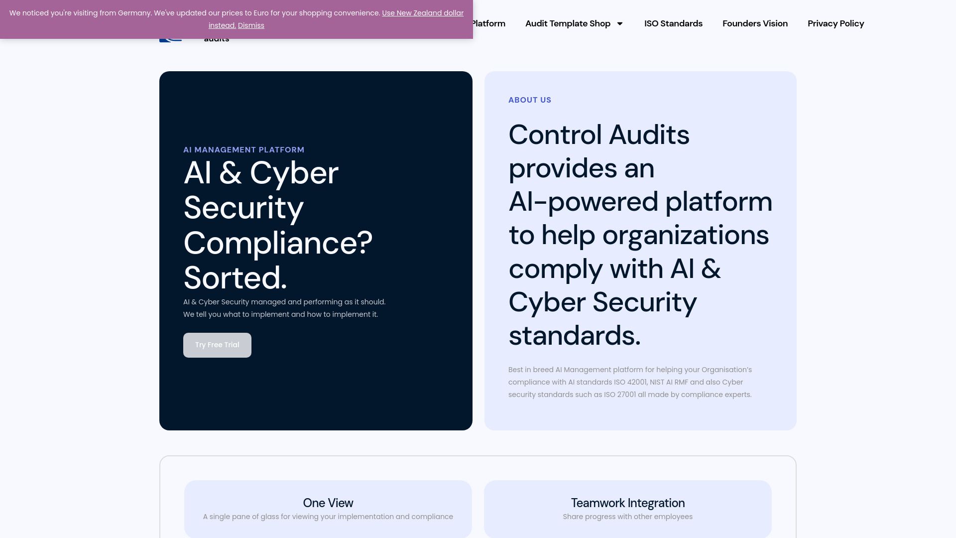 Control Audits - AI & Cyber Security Platform image