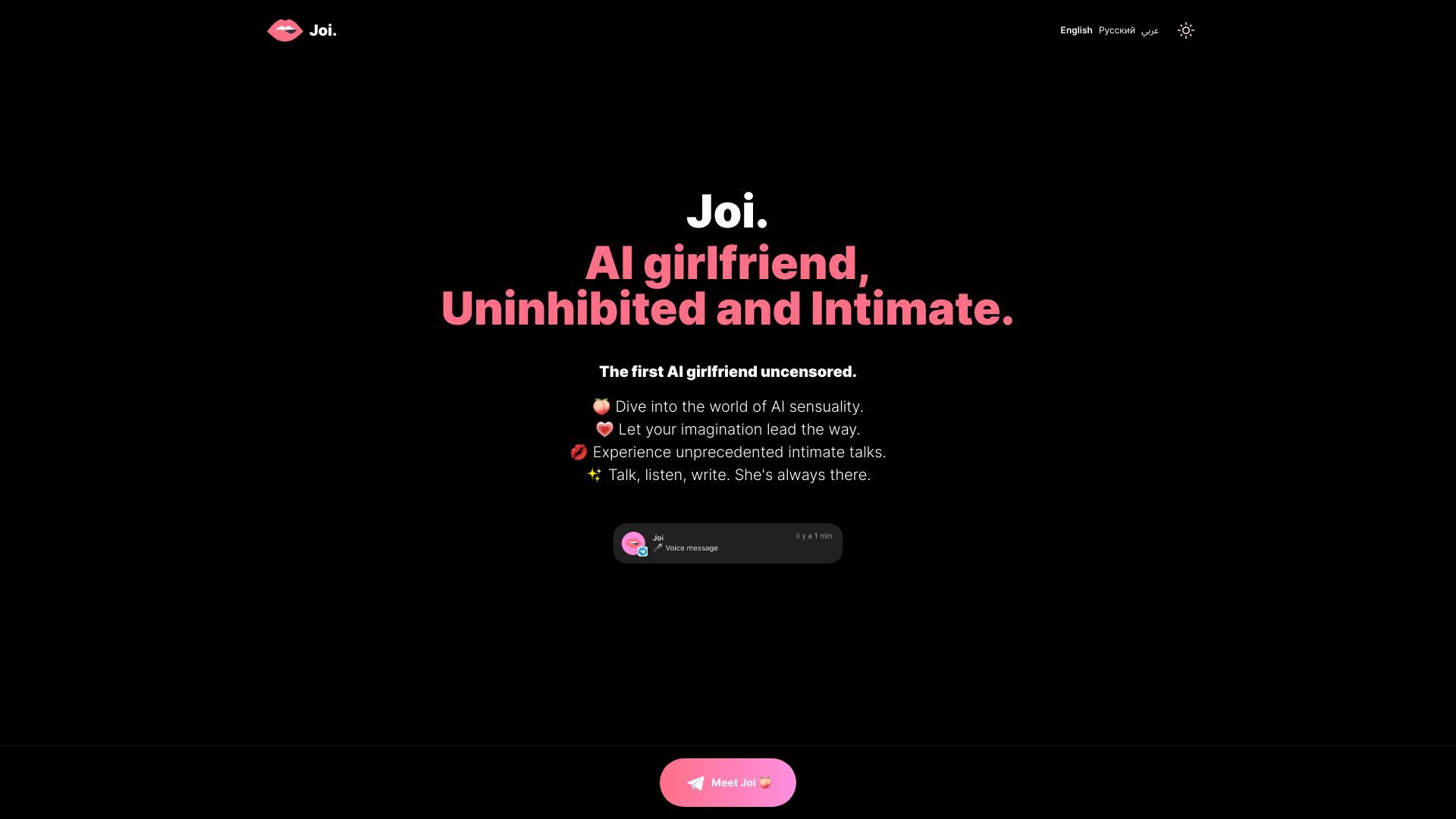 Joi - AI Girlfriend, with benefits image