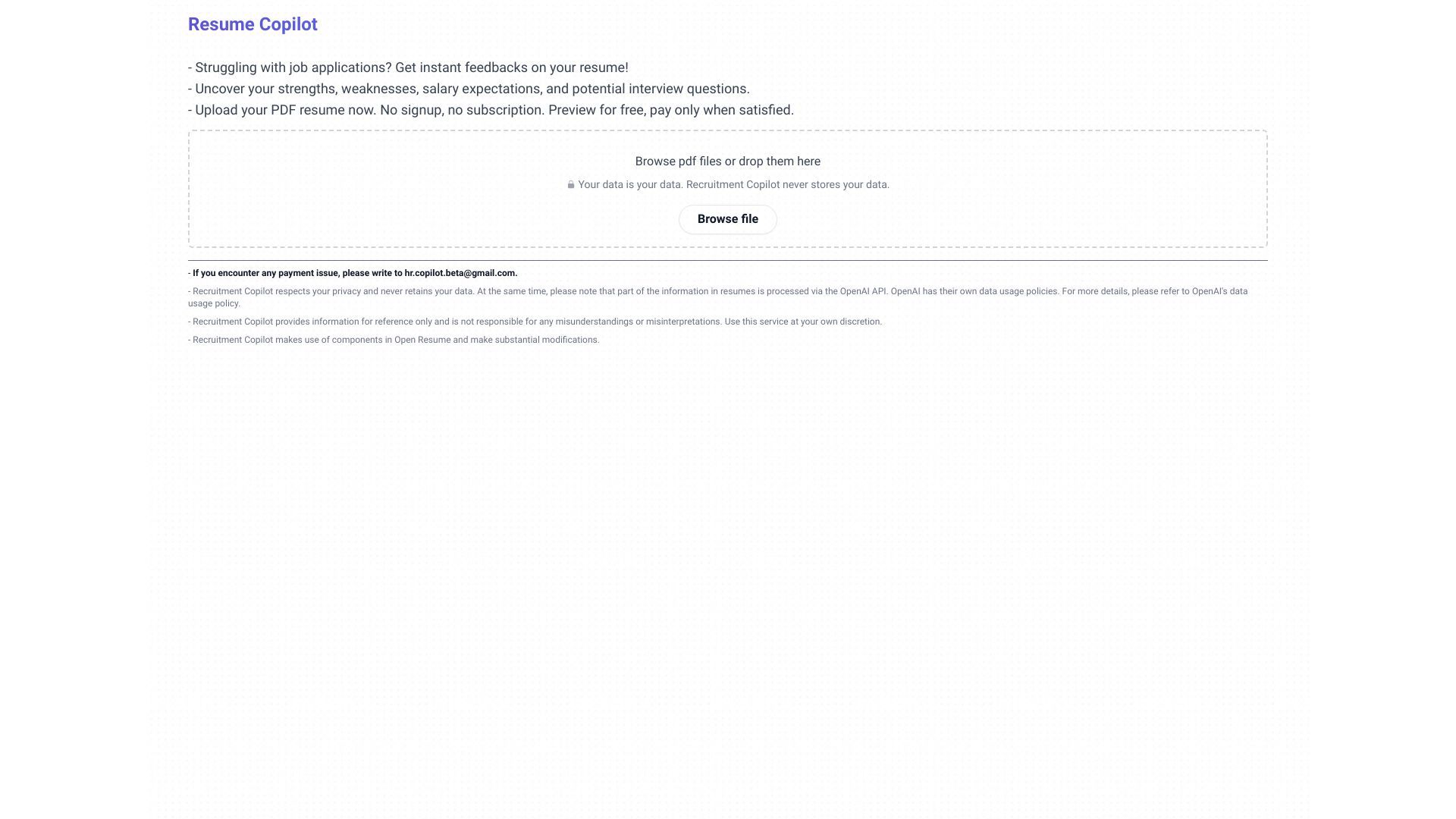 Resume Copilot image