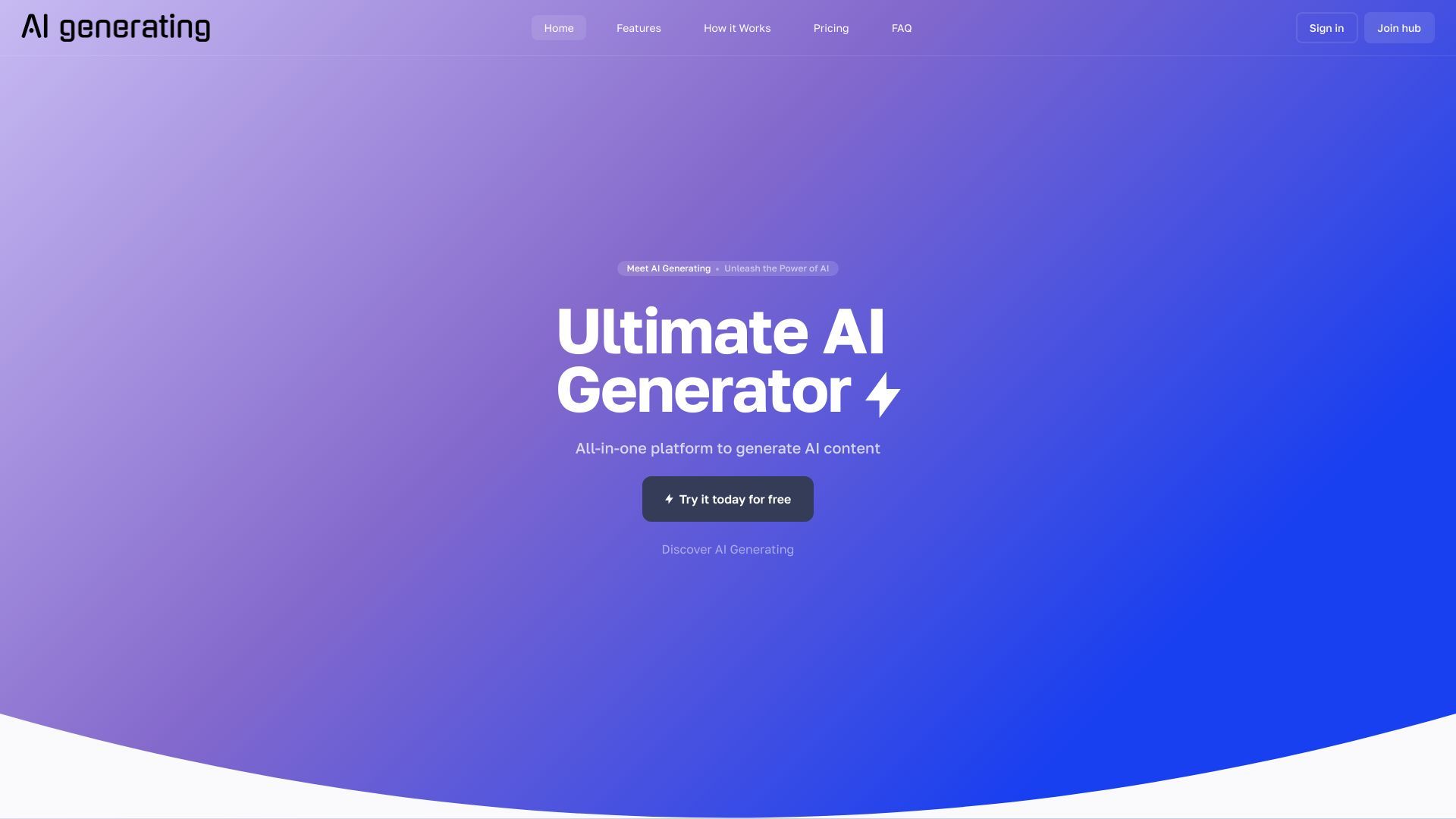 AI Generating image
