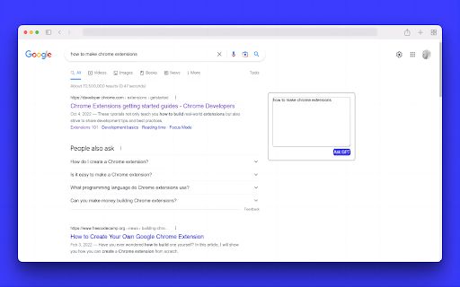 SearchWithGPT image