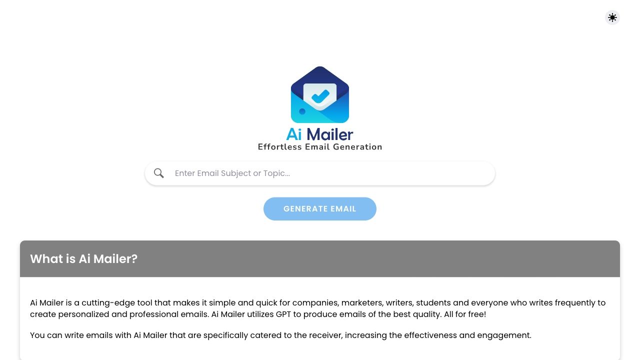 AI Mailer image