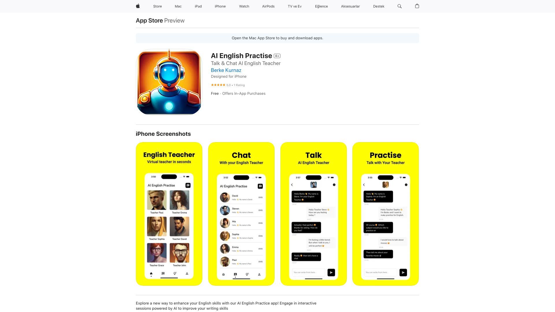 AI English Practice image