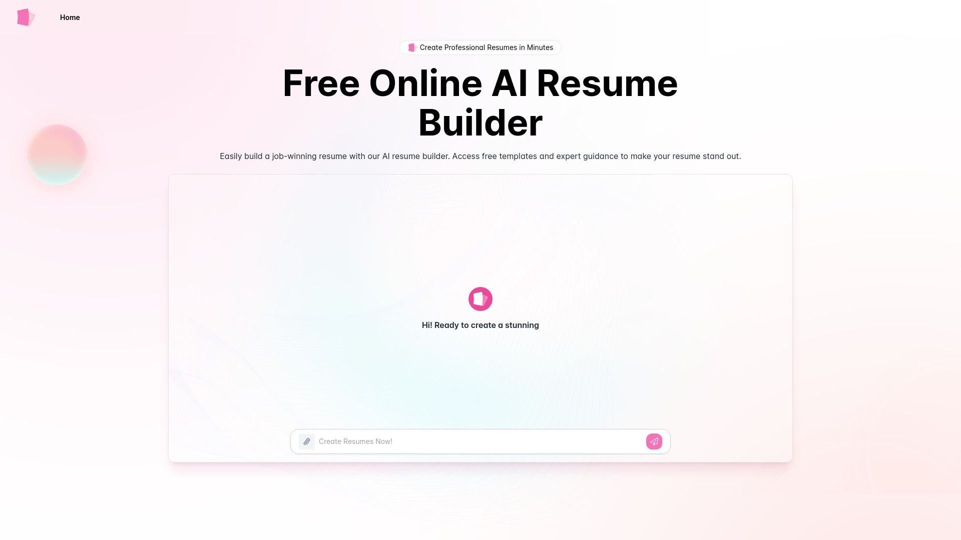 AIResumeBuilder.me: Create Professional Resumes Free Online image