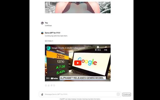 IYVV - Image and YouTube Video Viewer for GPTs image