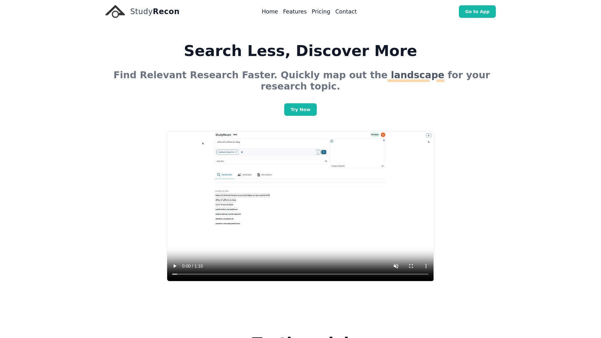 StudyRecon image