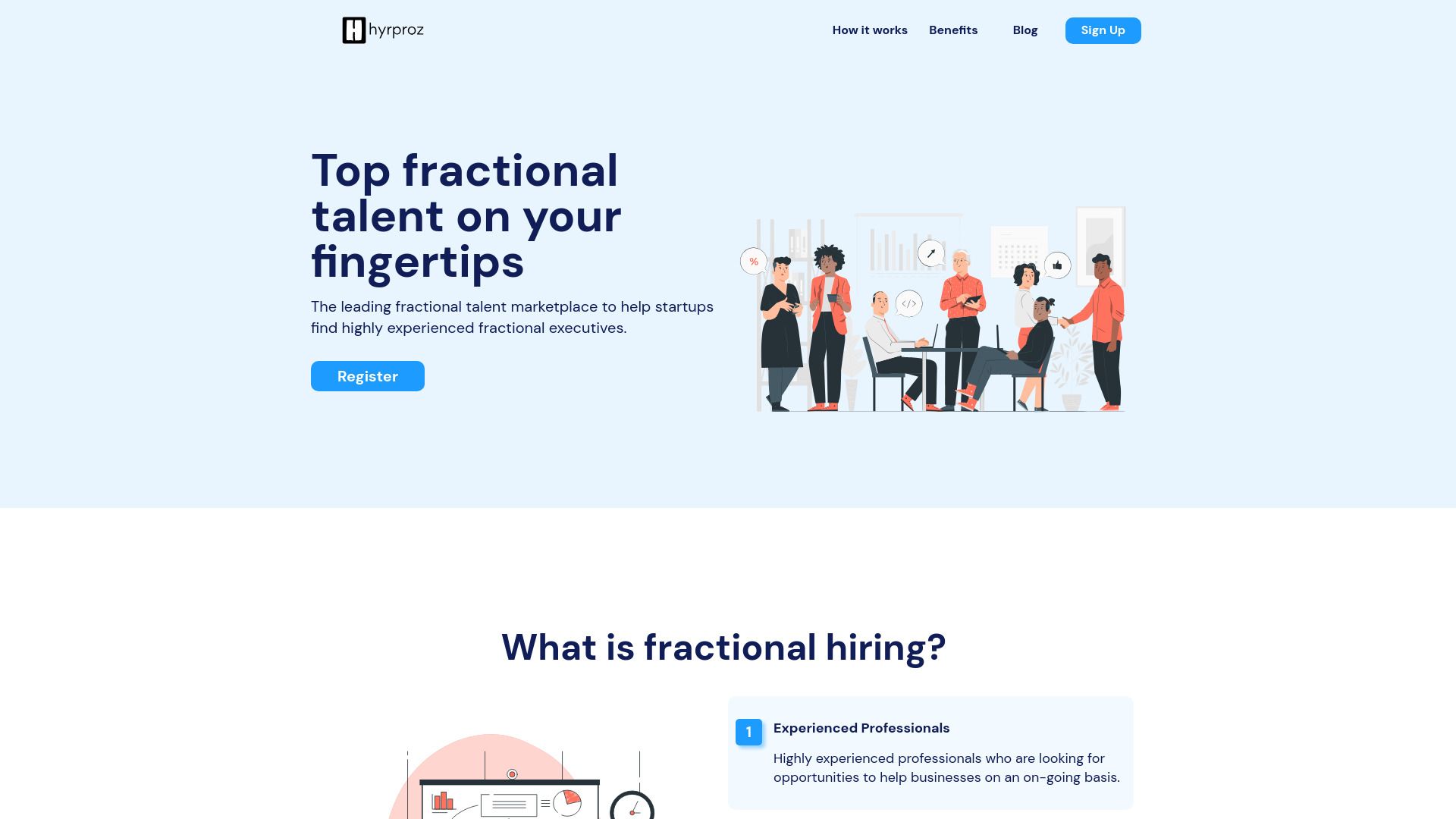 Hyrproz - Fractional Talent Marketplace image