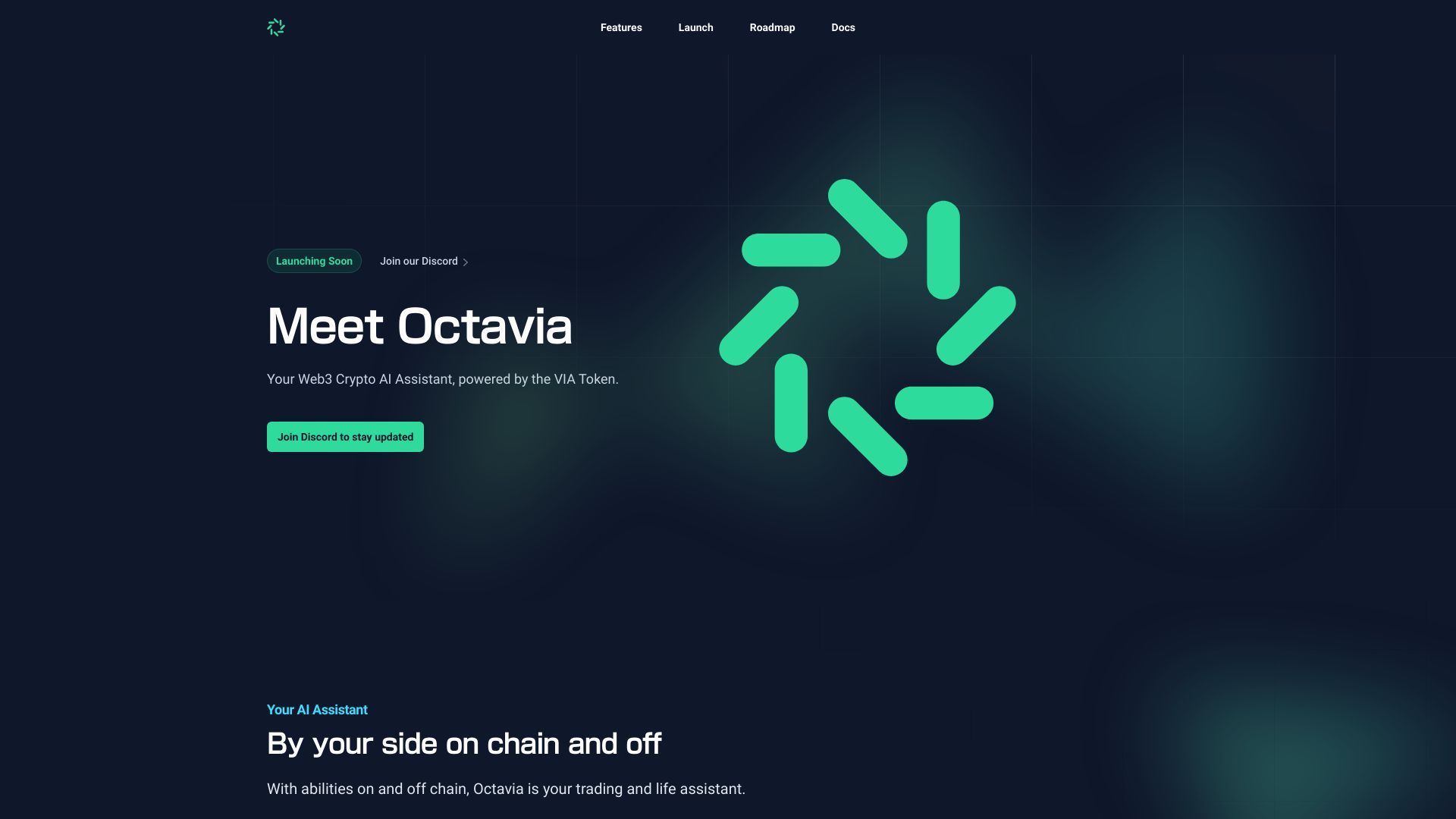 Octavia - Your crypto AI Assistant image