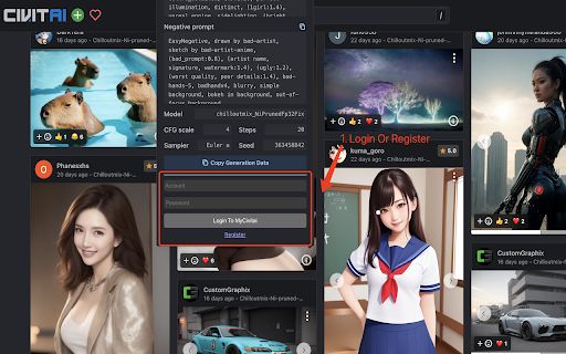 Civitai Assistant image